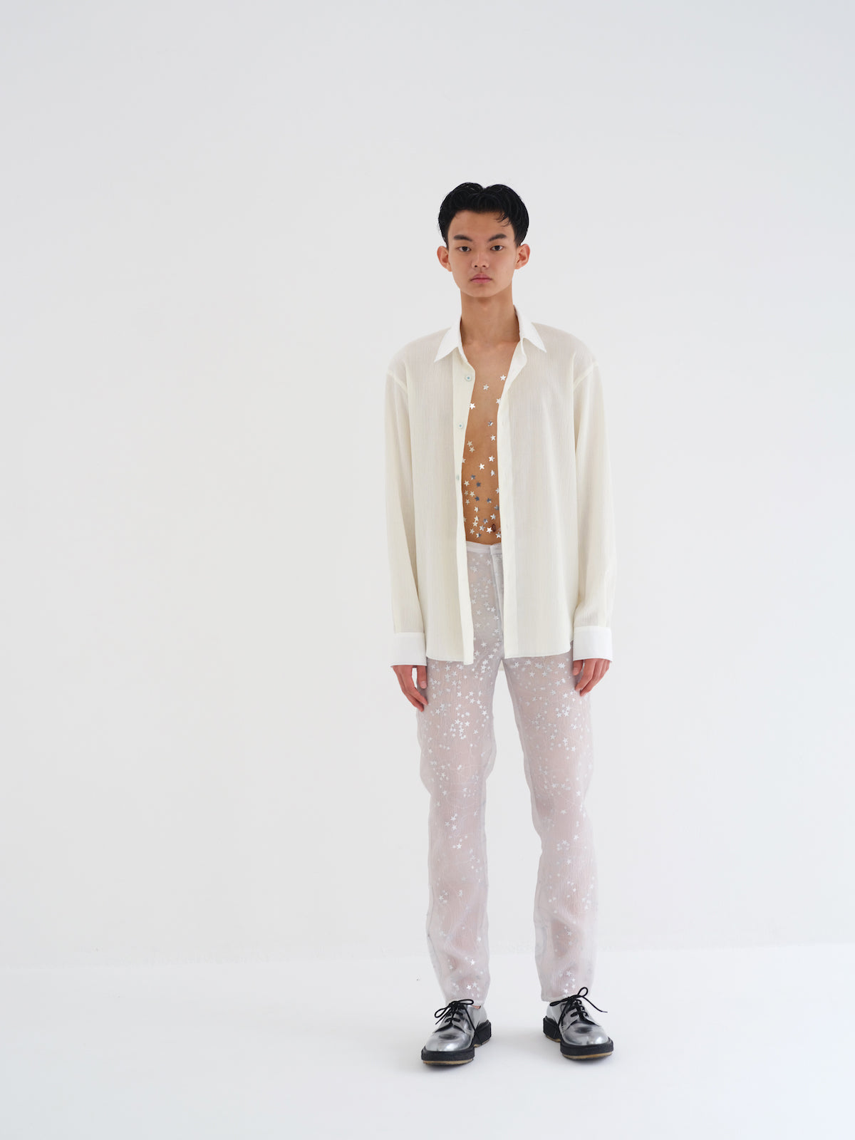 WRINKLE STRIPE SHIRTS - LEMON