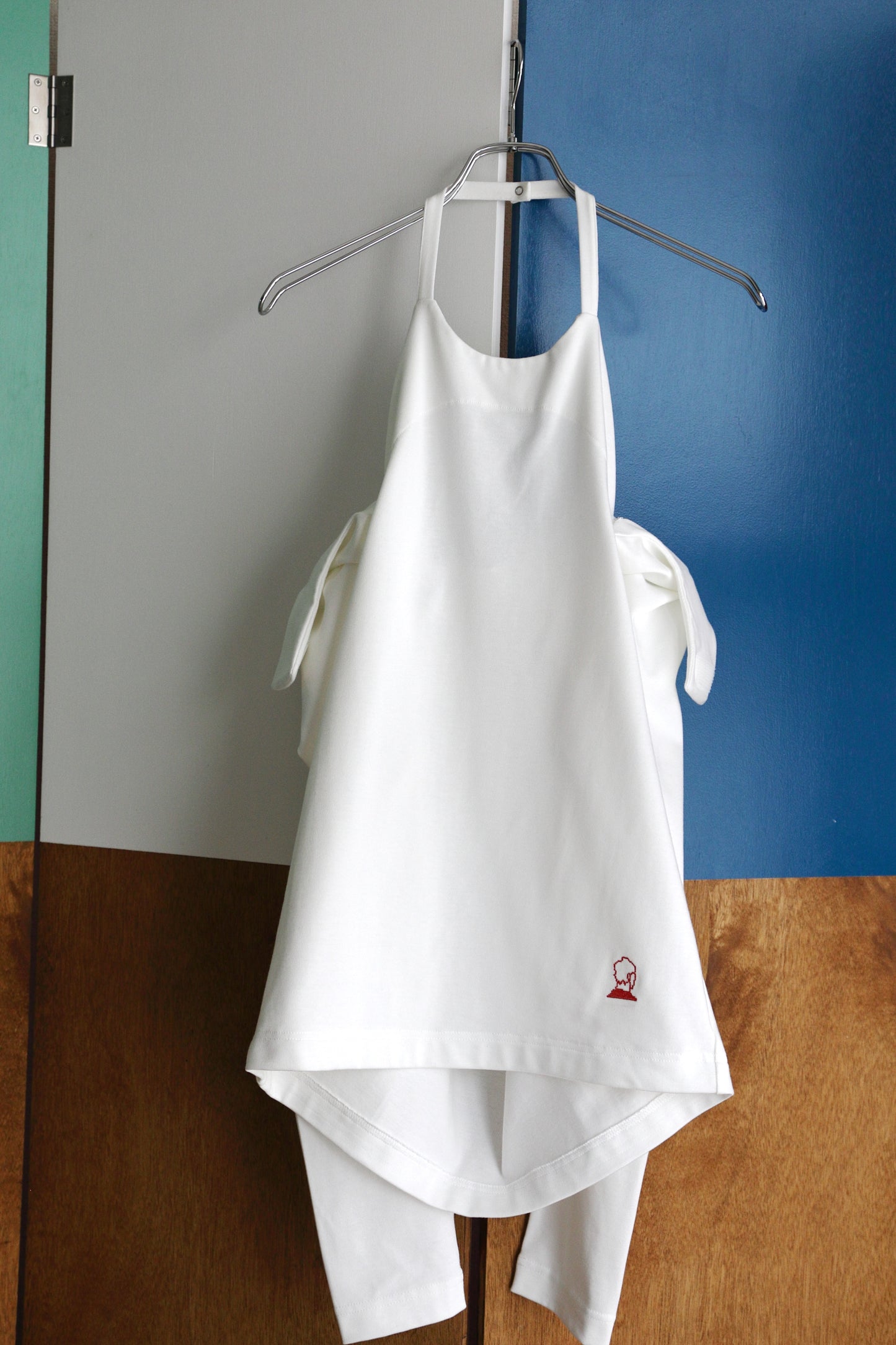 holter neck long sleeve T-shirts - white