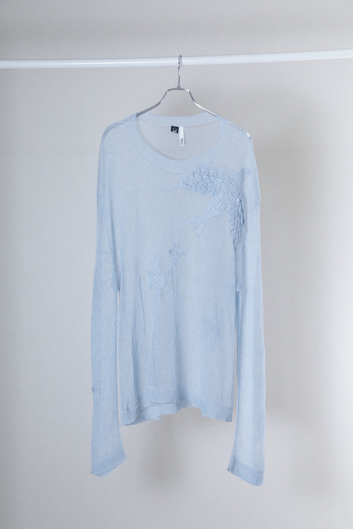 bird mesh knit - sky
