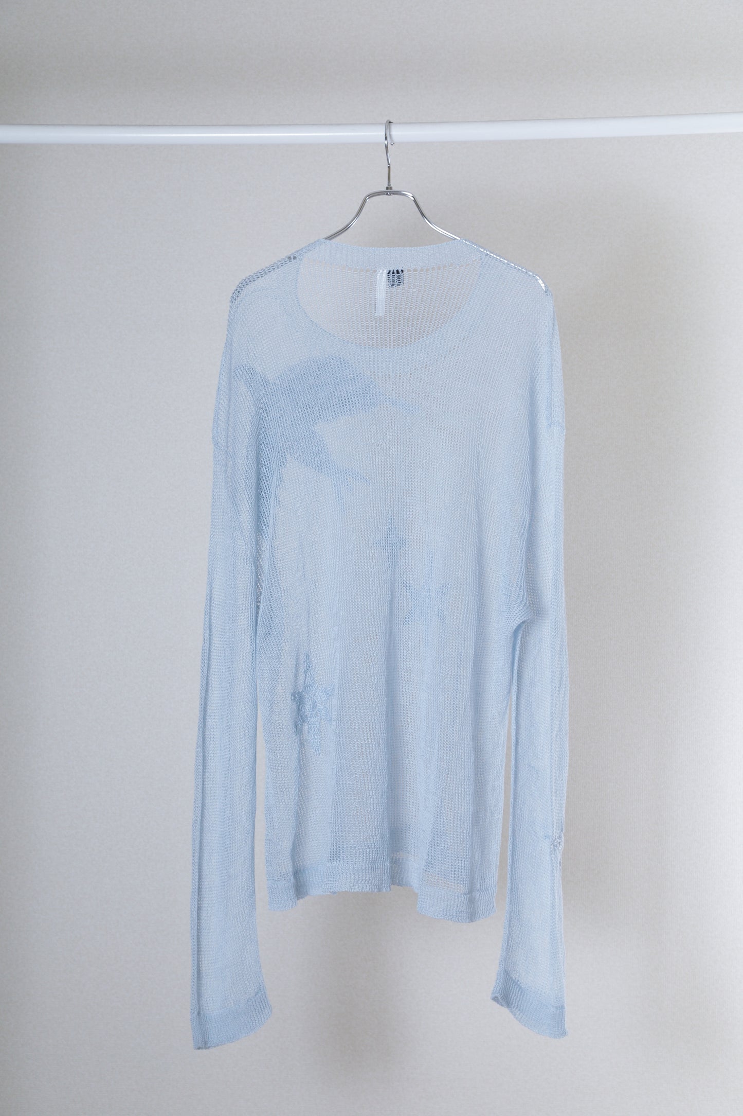 bird mesh knit - sky