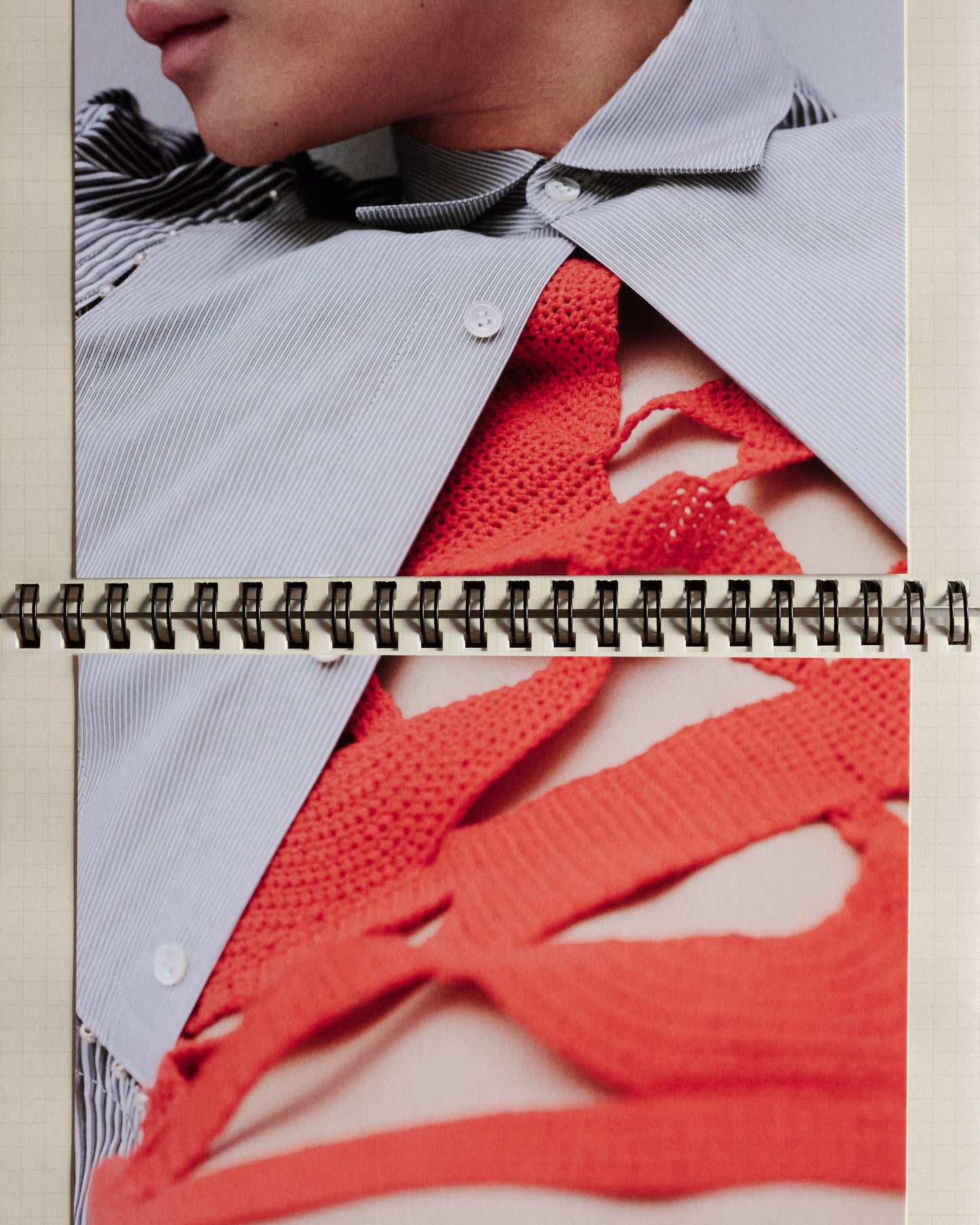 hand beading dress shirts - grey stripe