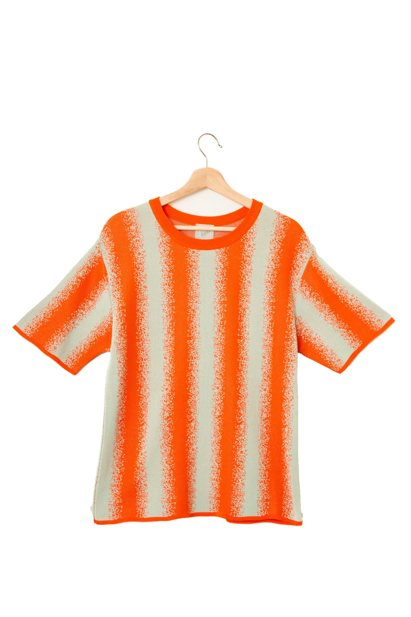 SPRAY STRIPE T - BLOOD ORANGE MINT