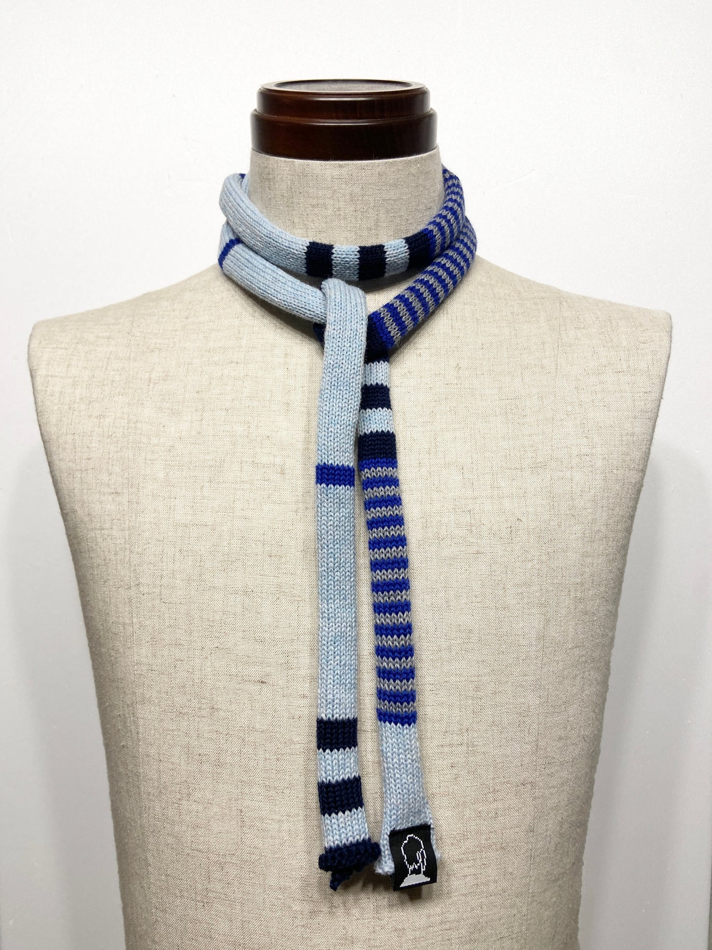 super skinny knit tie scarf 3