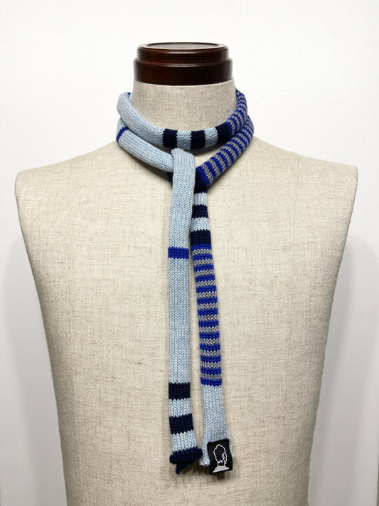 super skinny knit tie scarf 3