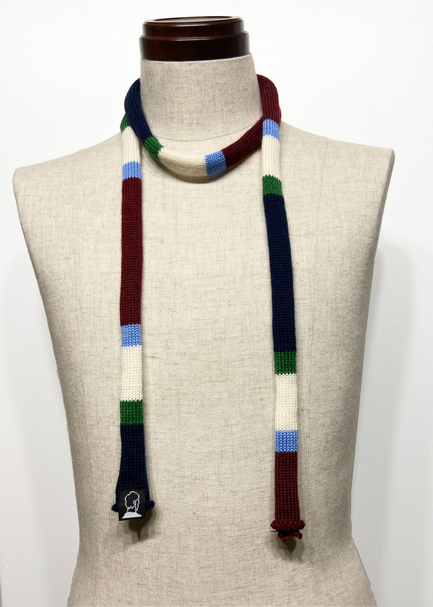 super skinny knit tie scarf 4