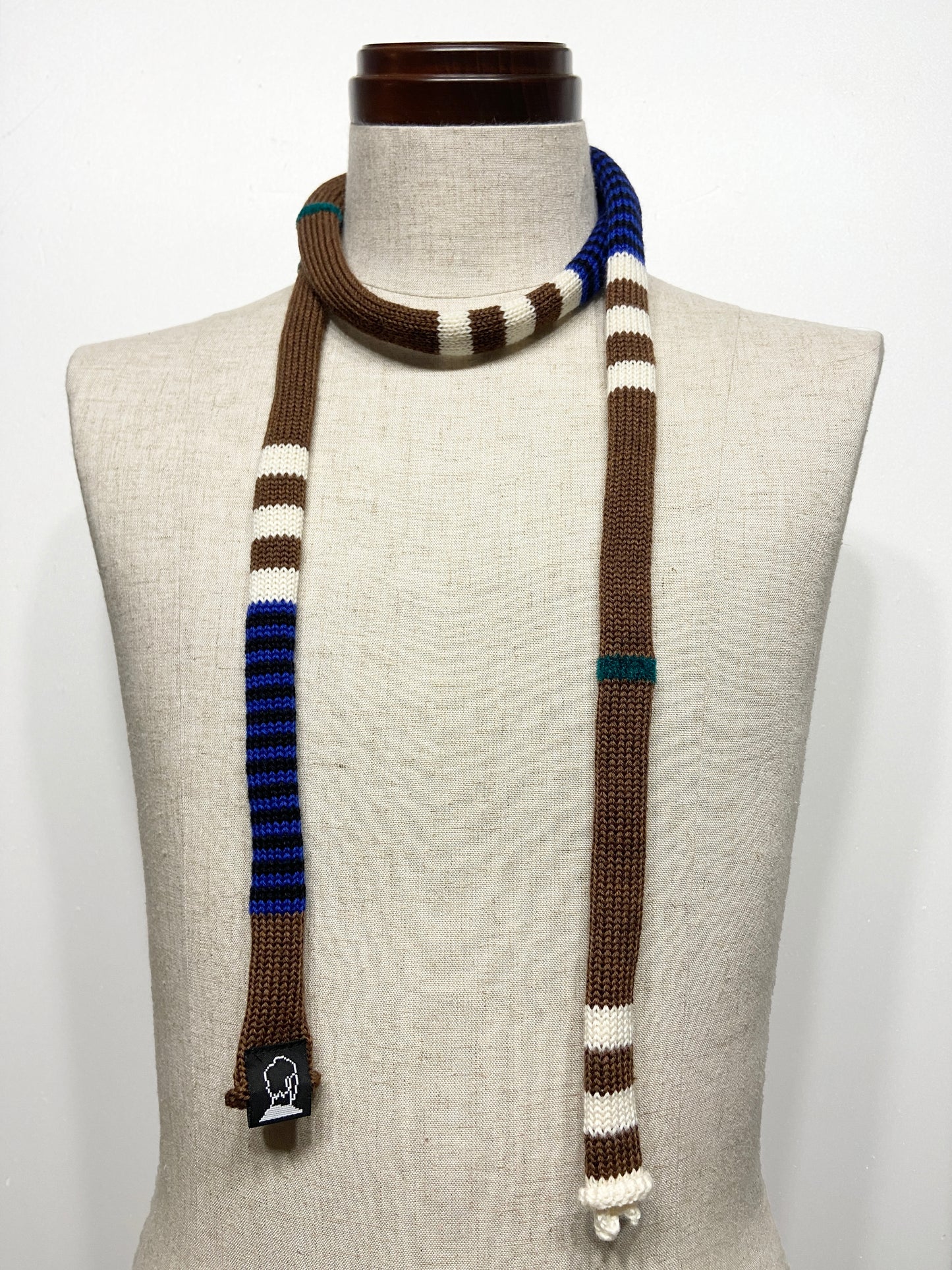 super skinny knit tie scarf 5