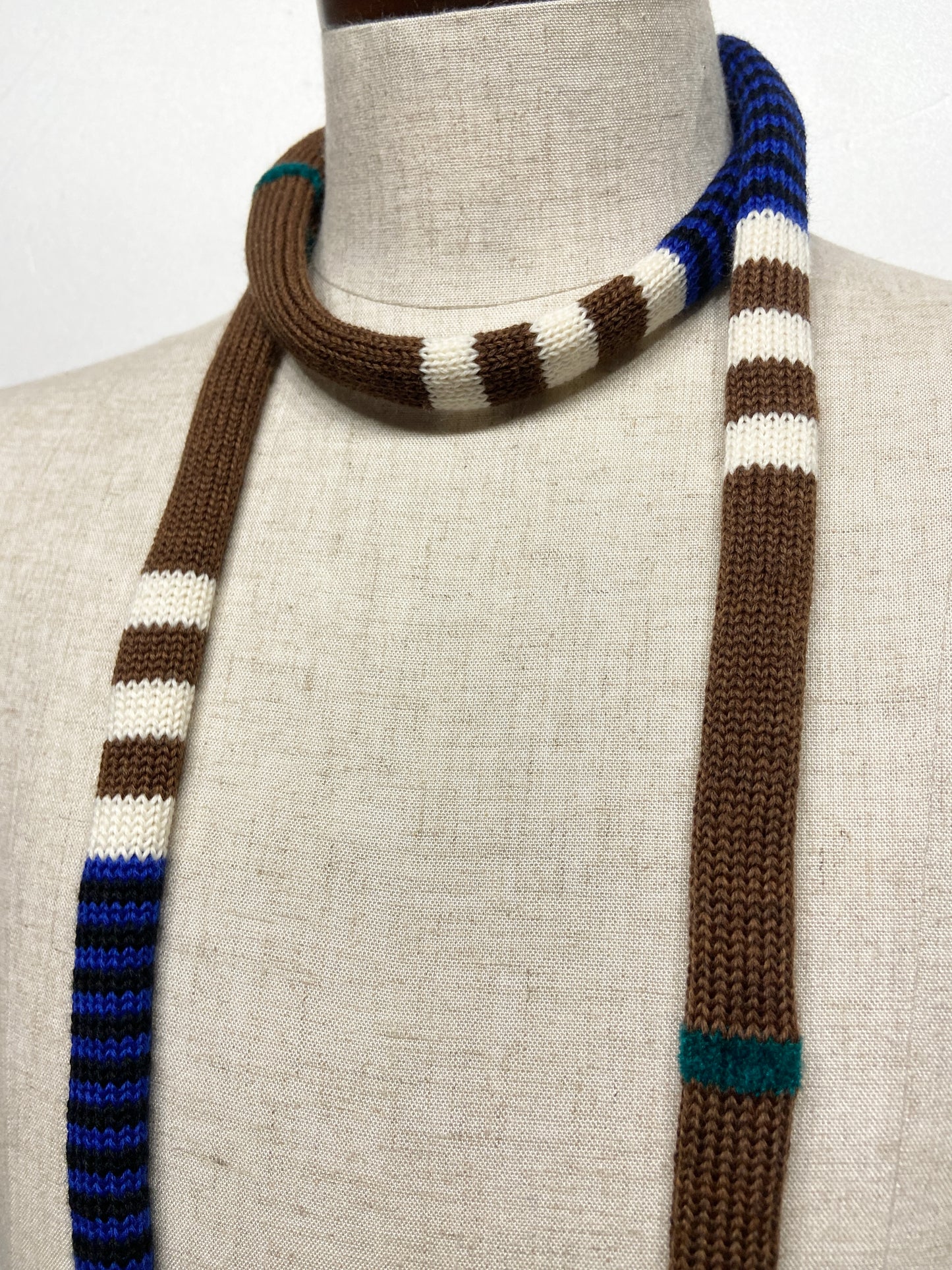 super skinny knit tie scarf 5