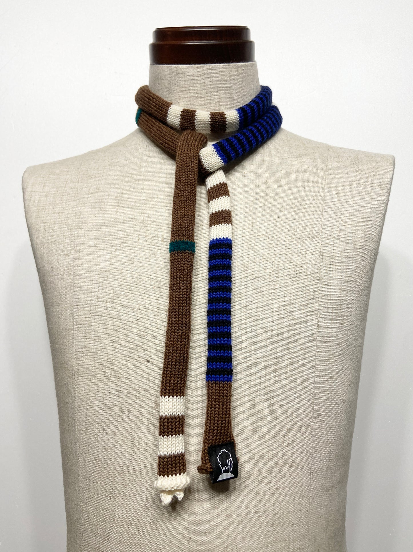 super skinny knit tie scarf 5