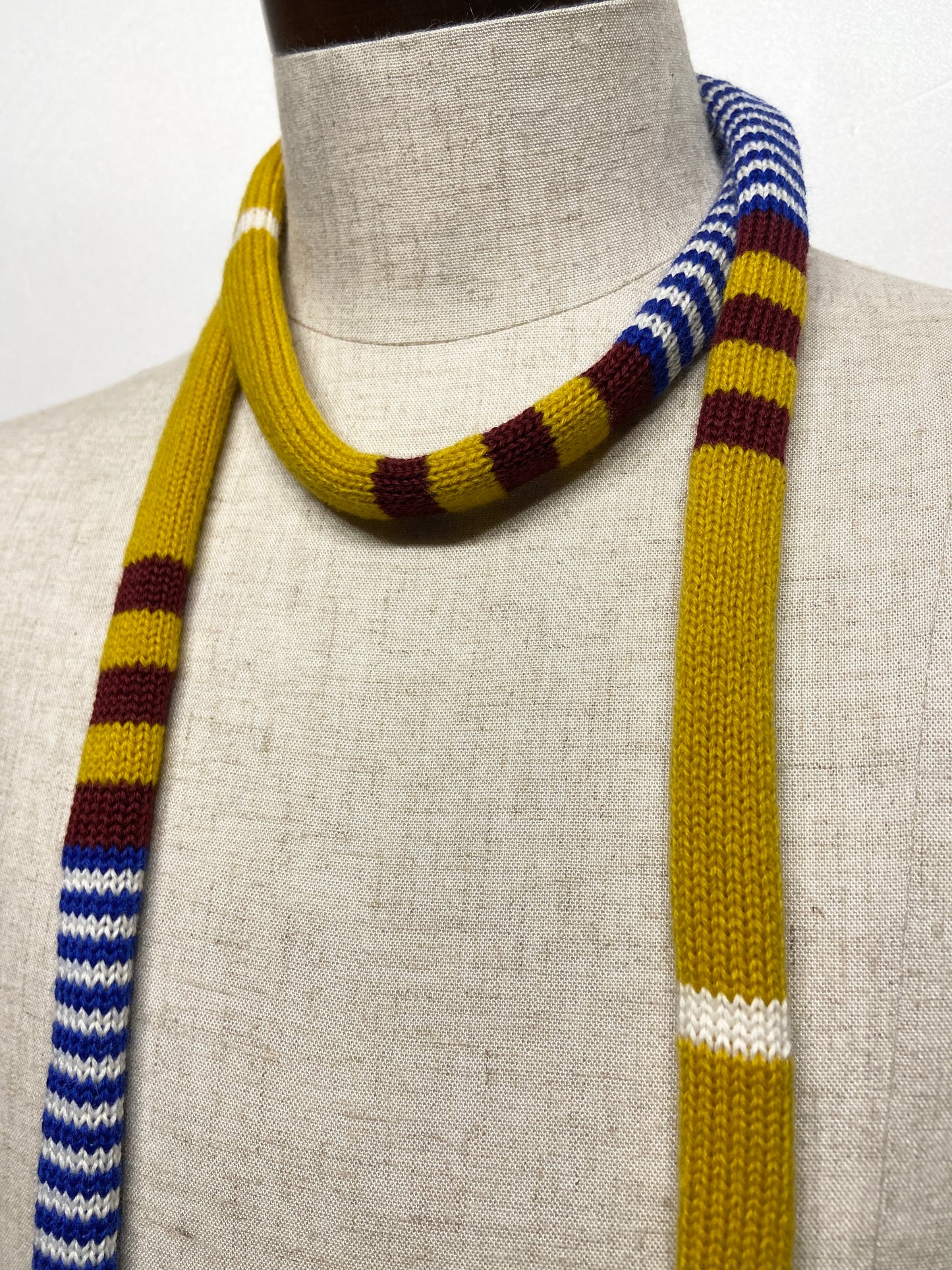 super skinny knit tie scarf 6