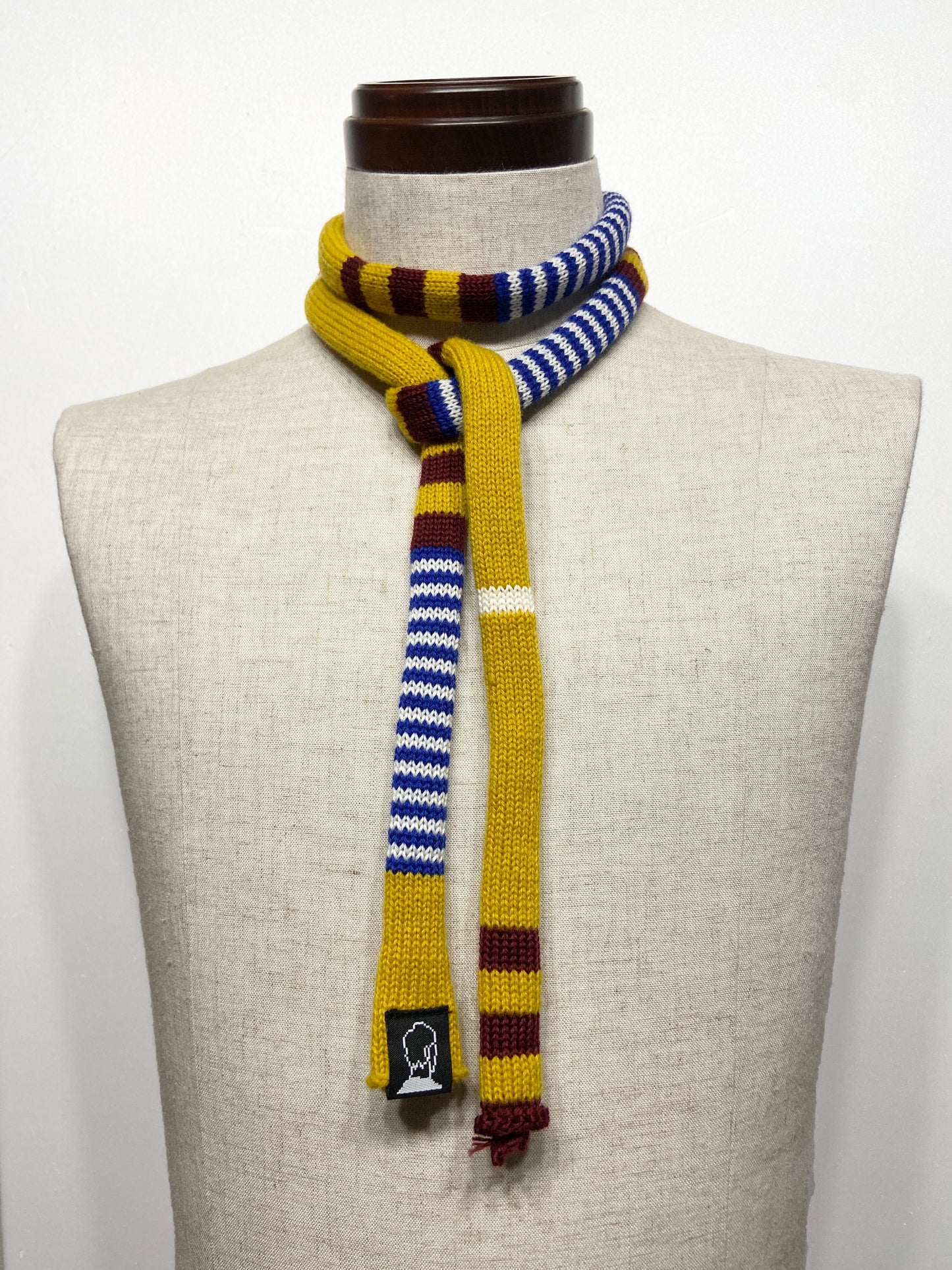 super skinny knit tie scarf 6