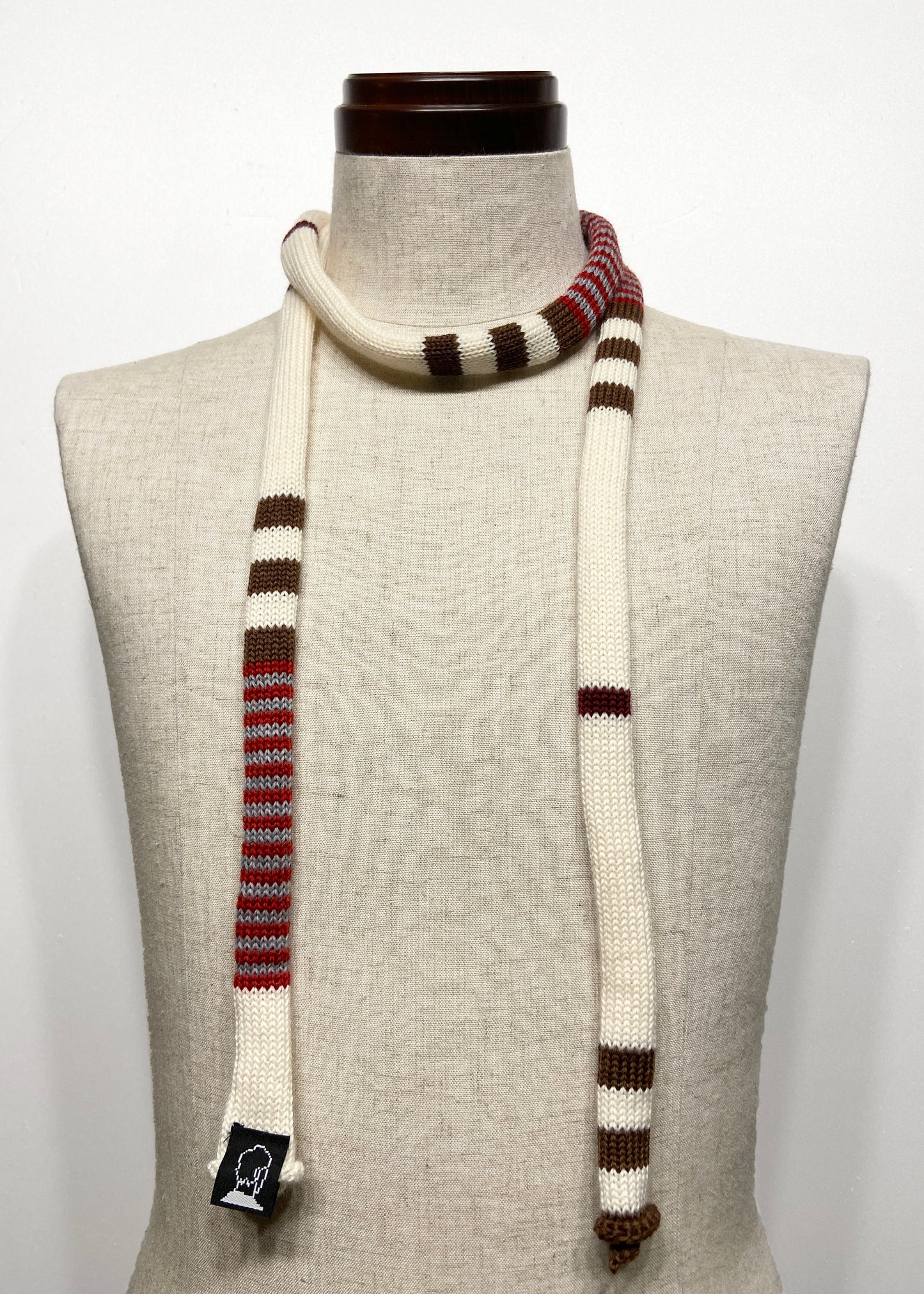 super skinny knit tie scarf 8
