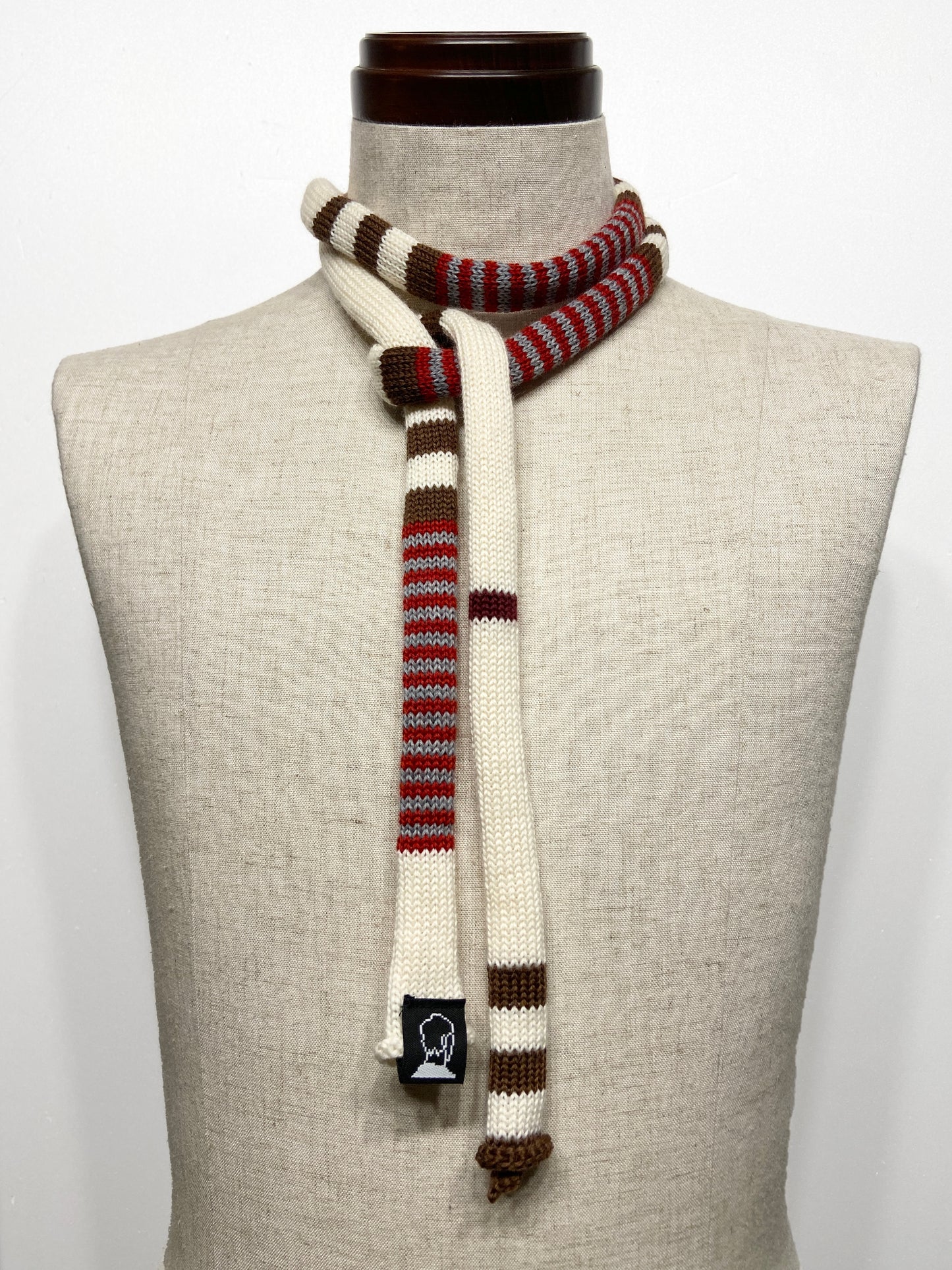 super skinny knit tie scarf 8