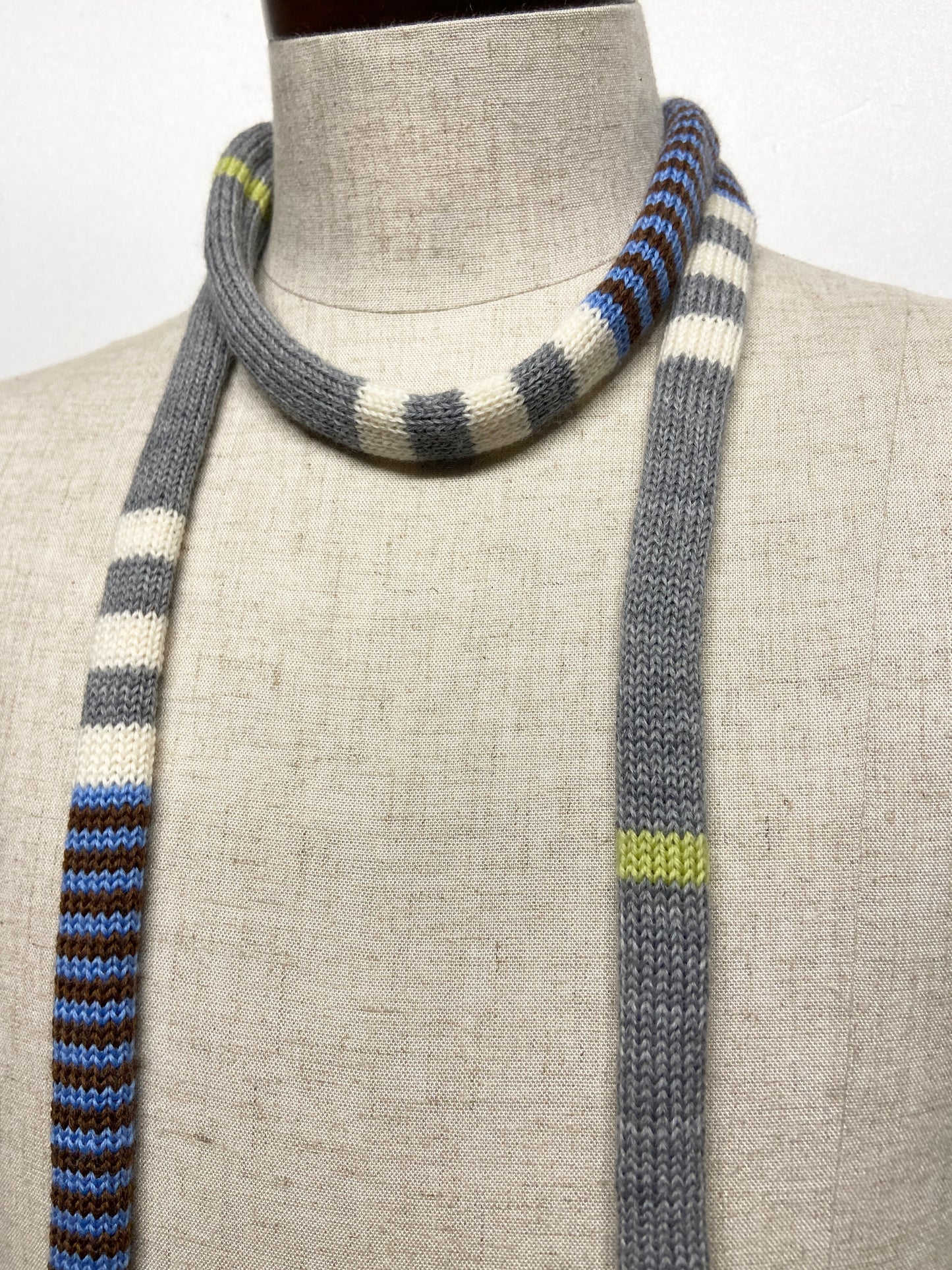 super skinny knit tie scarf 9