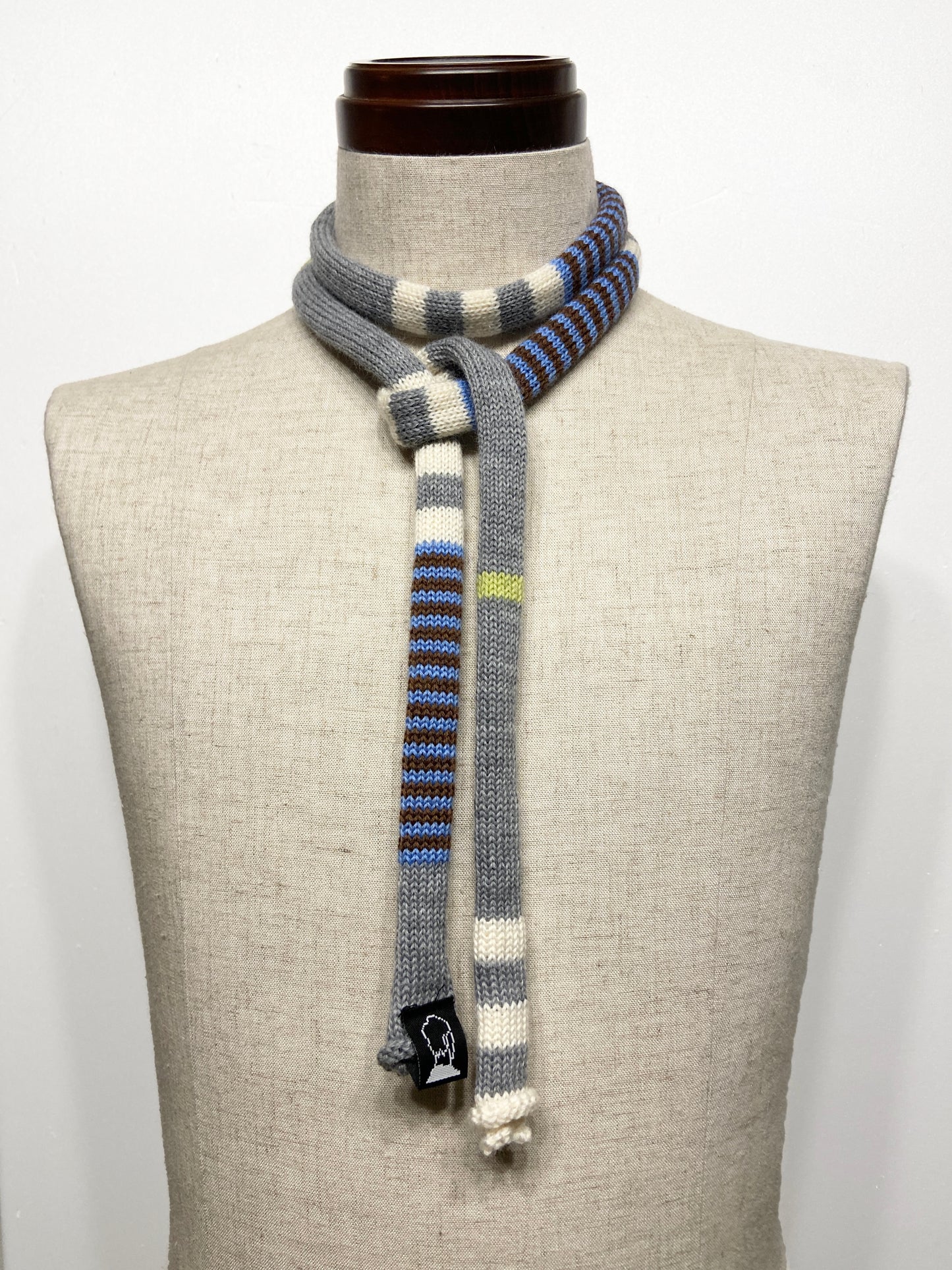 super skinny knit tie scarf 9