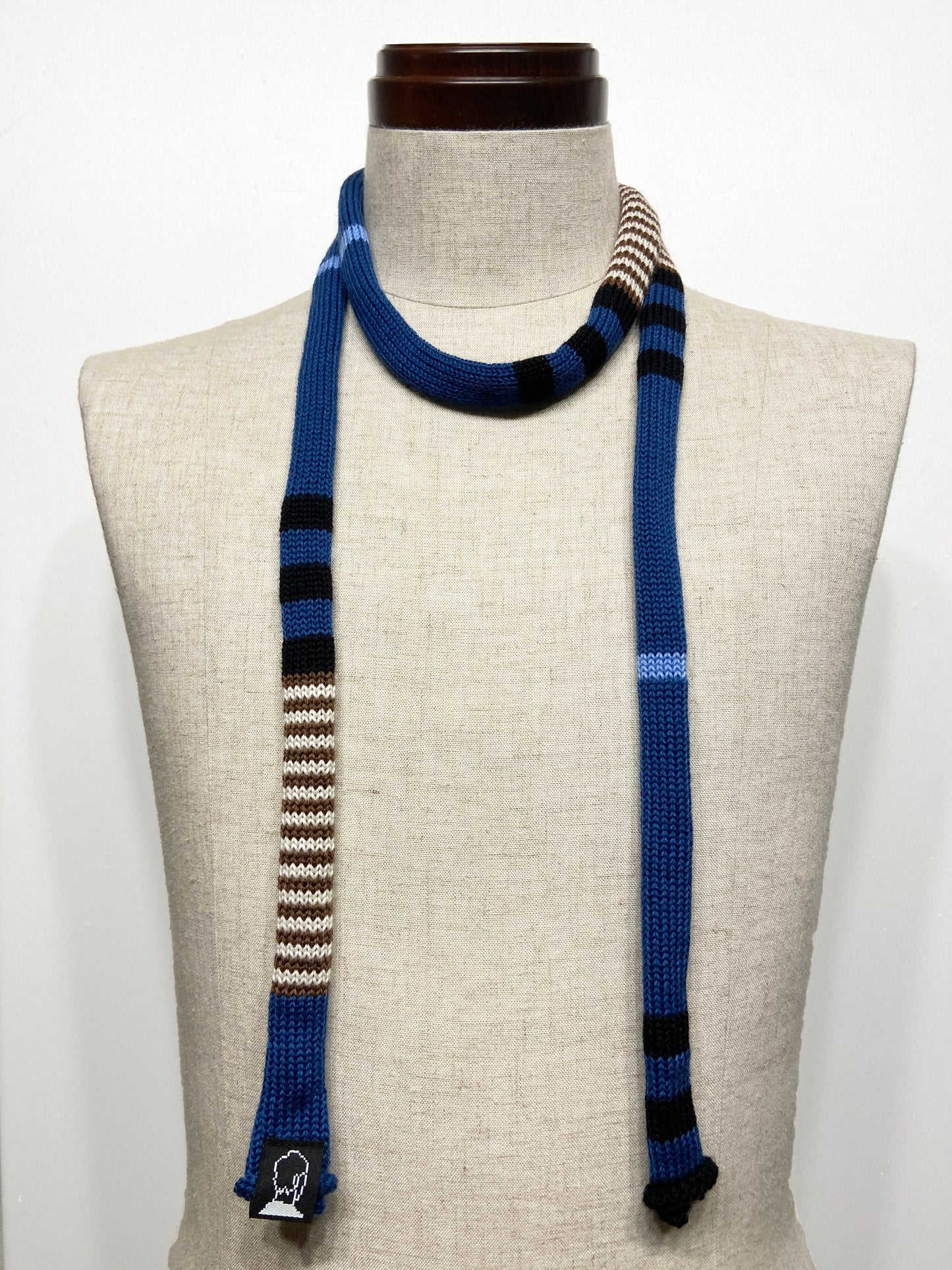 super skinny knit tie scarf 10