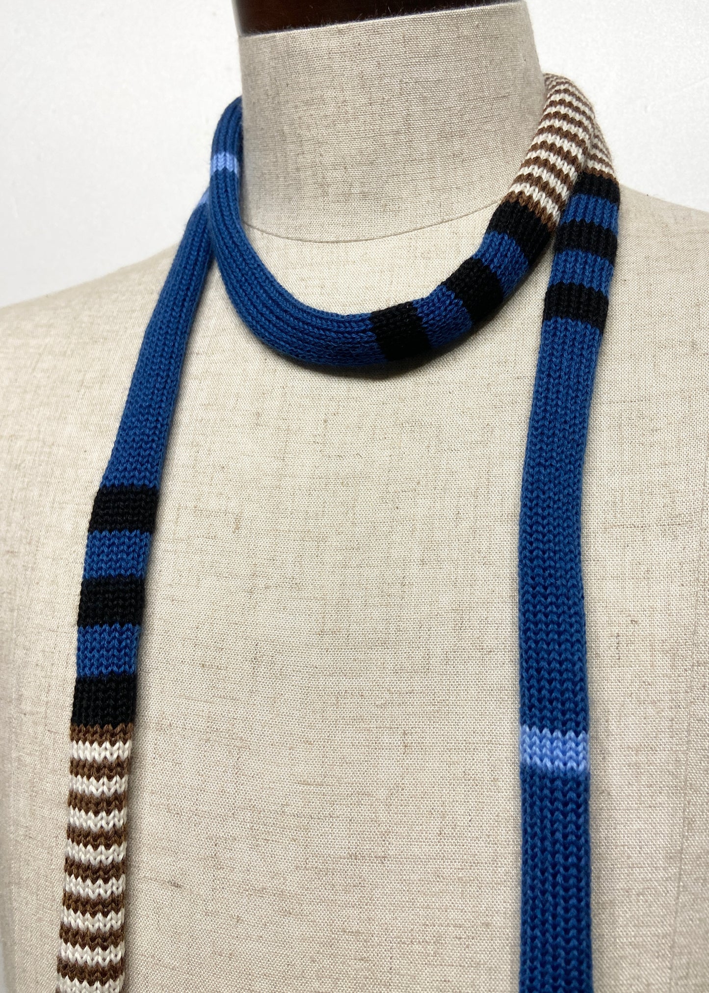 super skinny knit tie scarf 10