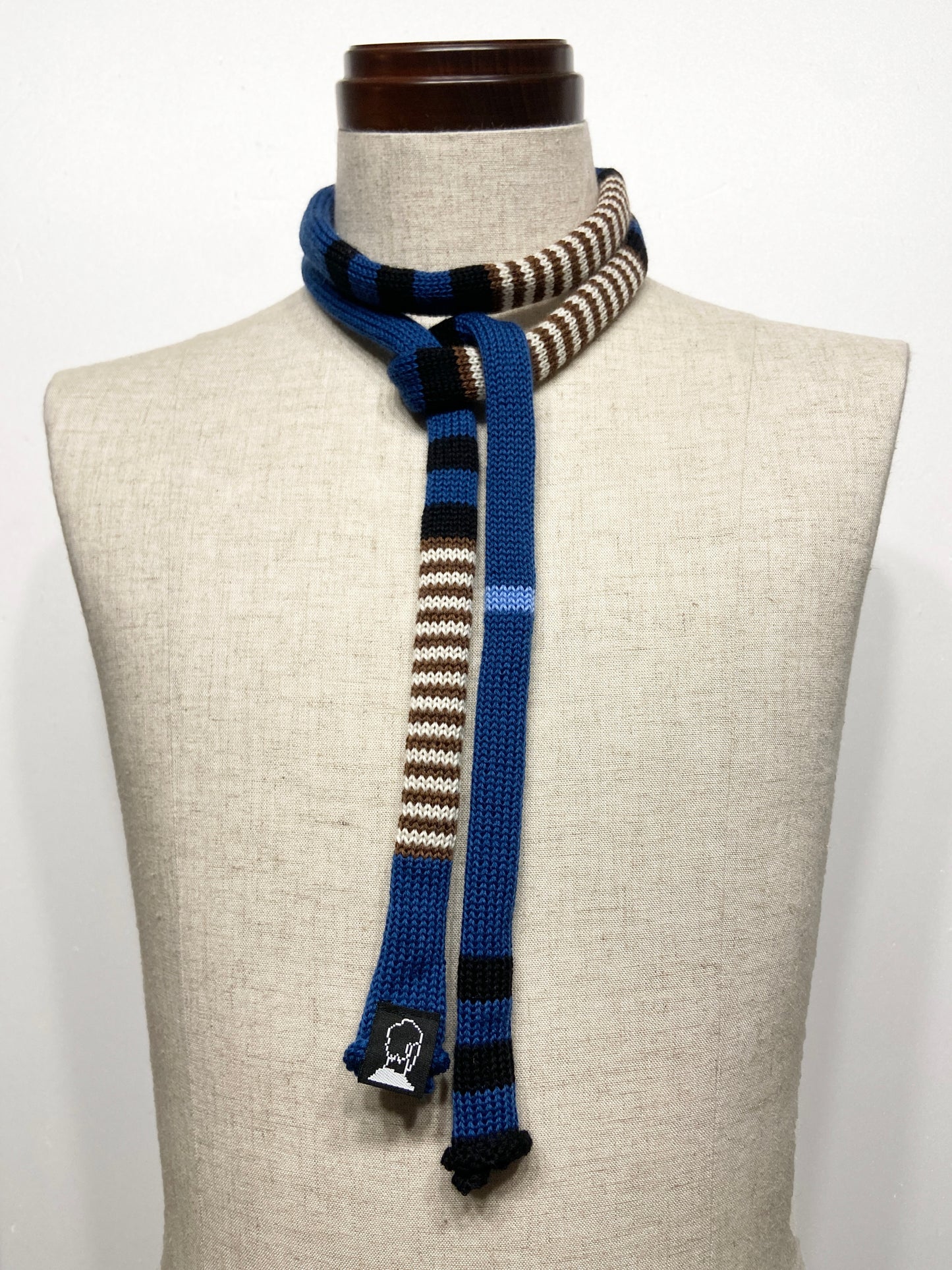 super skinny knit tie scarf 10