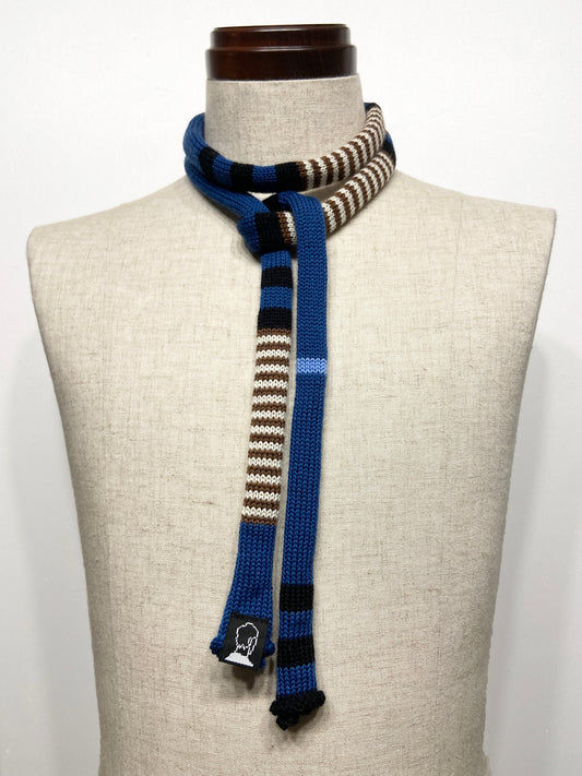 super skinny knit tie scarf 10