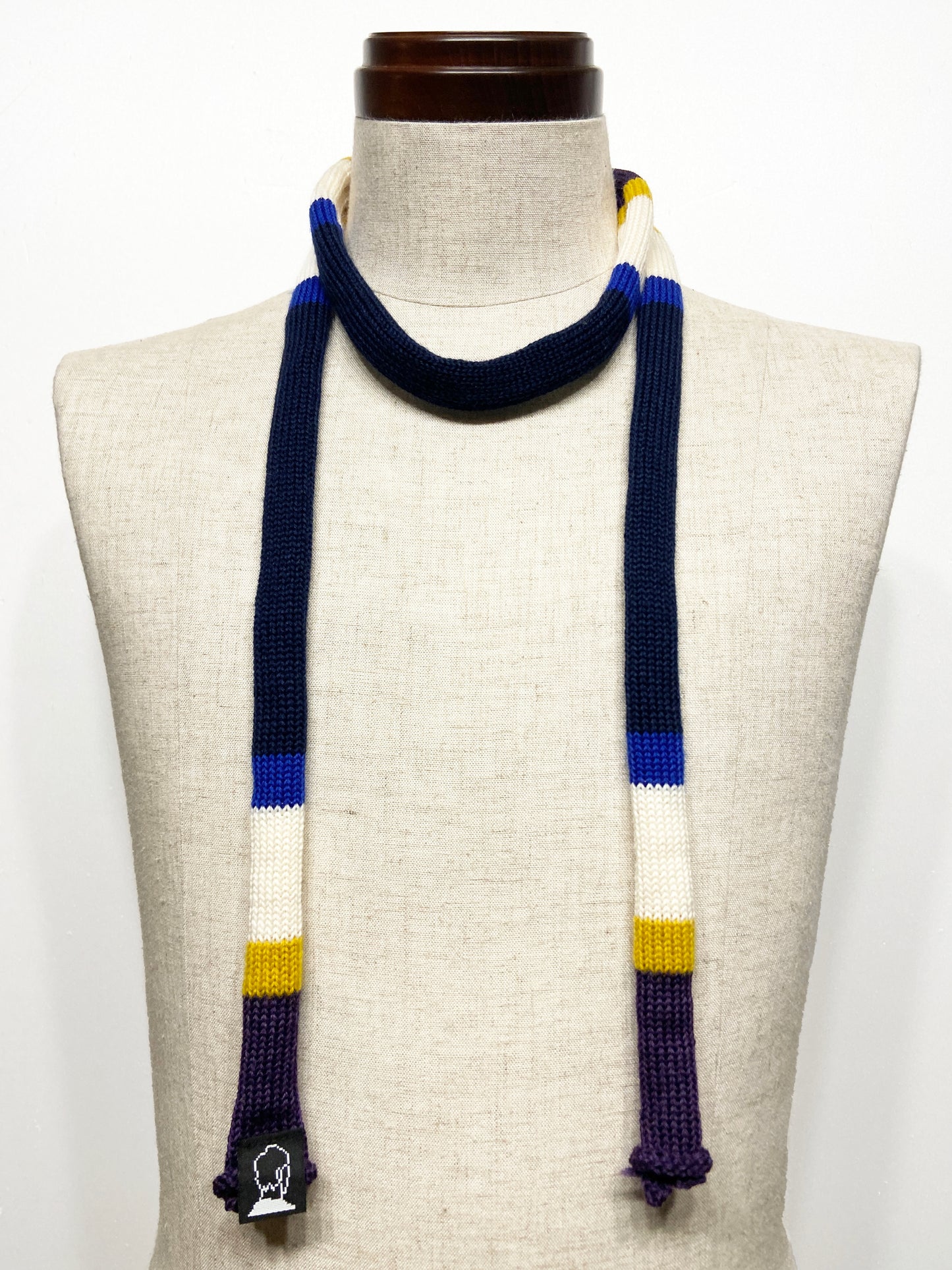 super skinny knit tie scarf 11