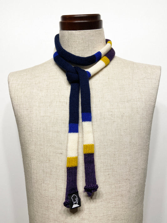 super skinny knit tie scarf 11