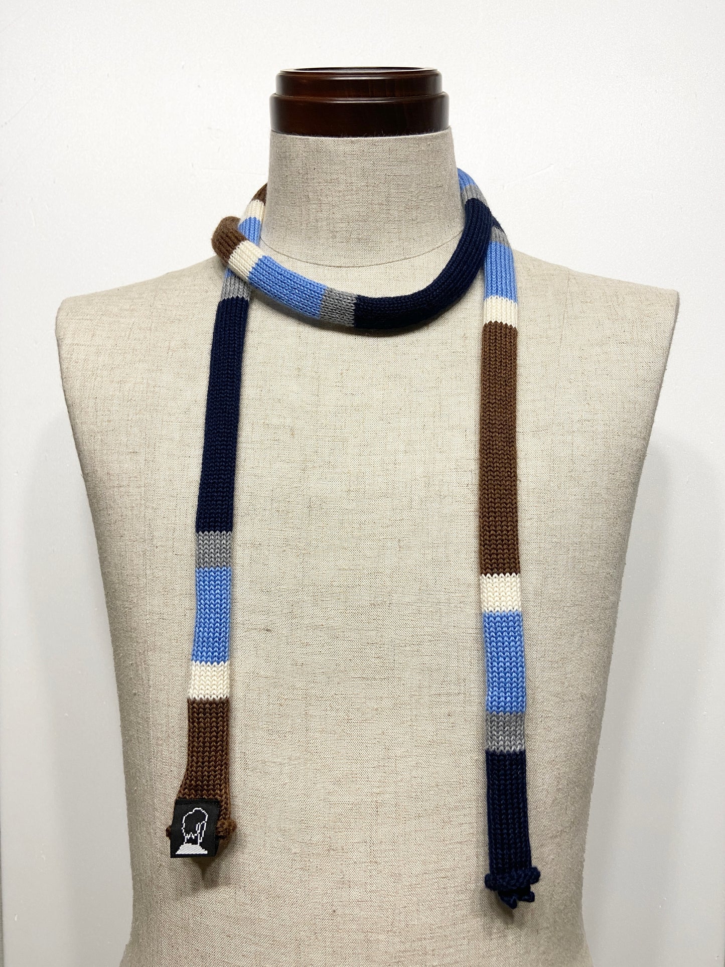 super skinny knit tie scarf 12
