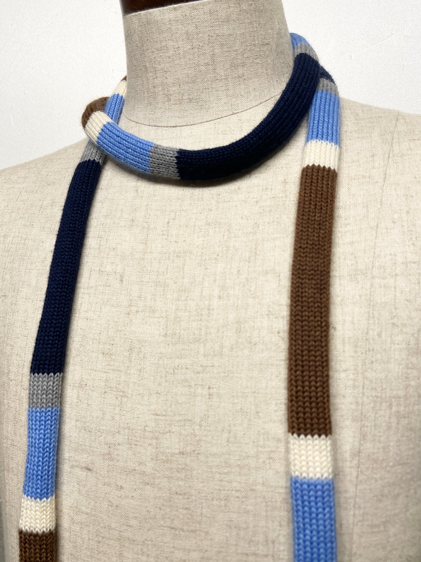 super skinny knit tie scarf 12