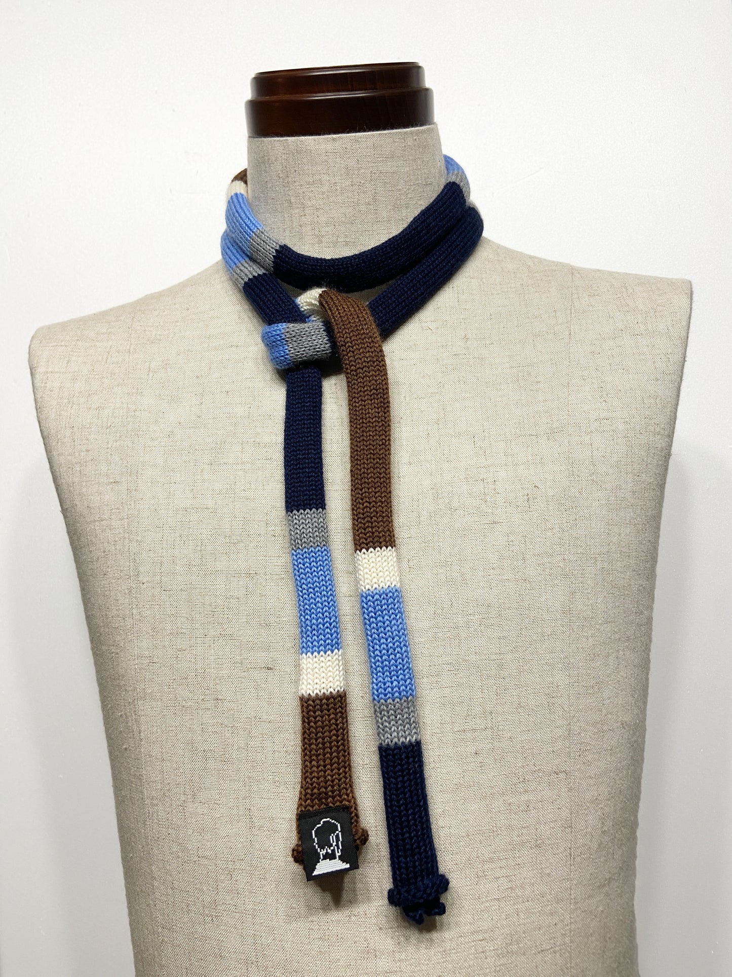 super skinny knit tie scarf 12