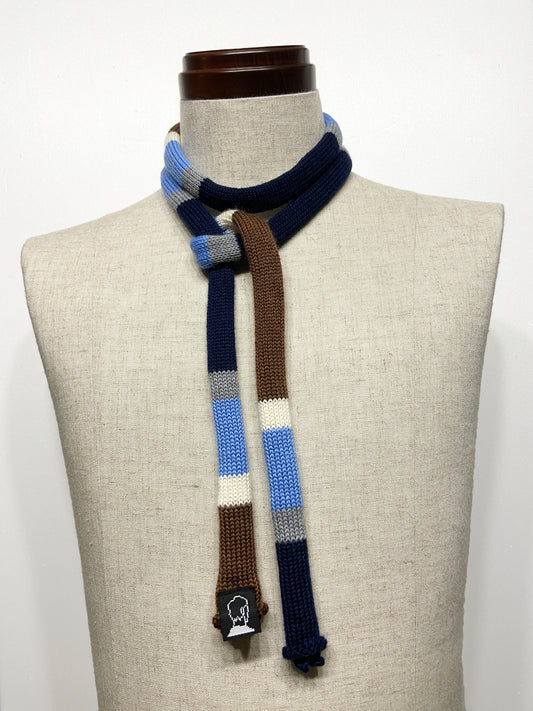 super skinny knit tie scarf 12