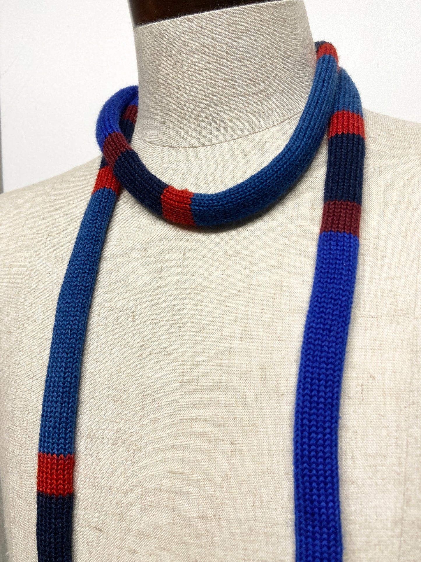 super skinny knit tie scarf 13