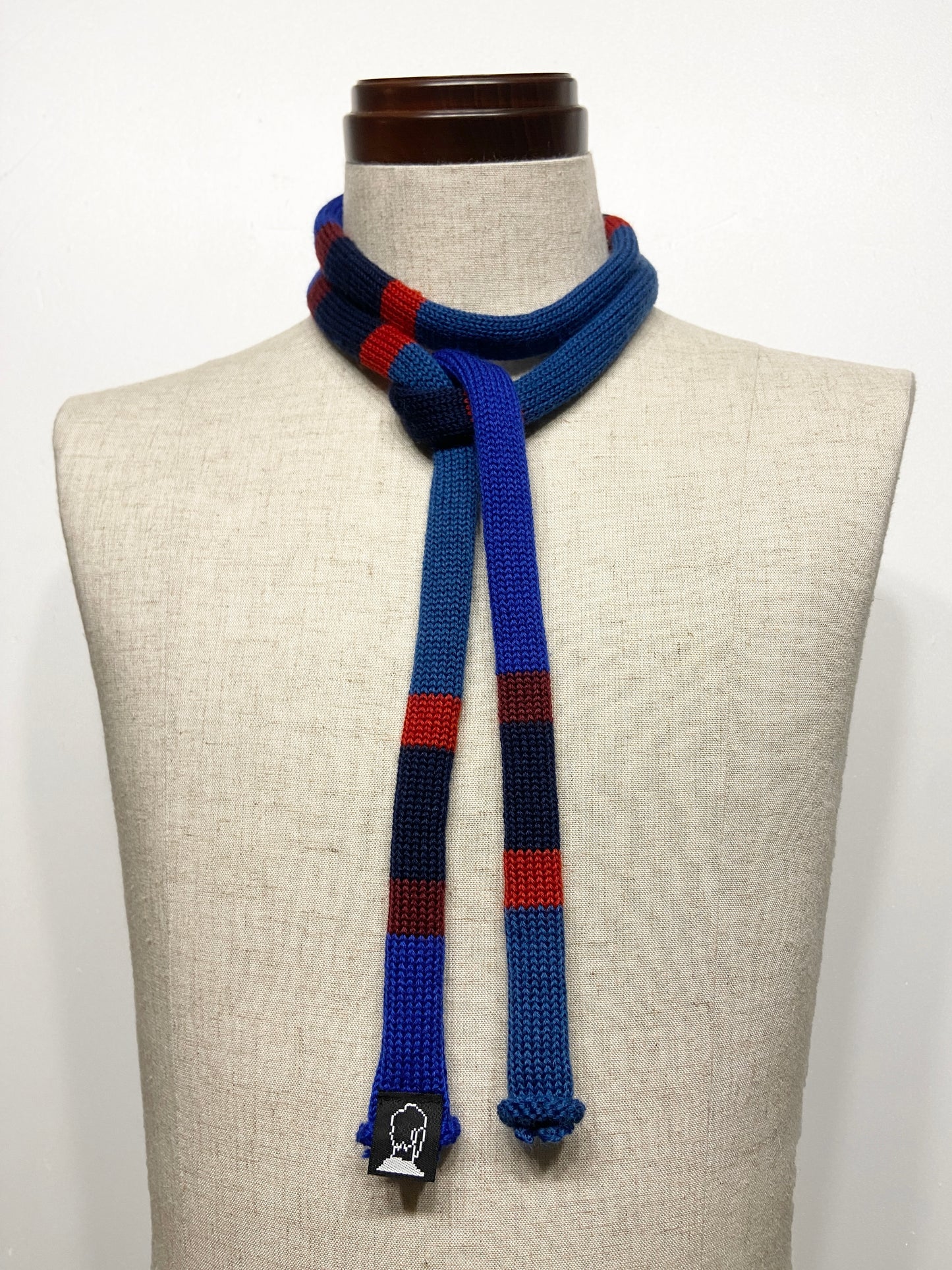 super skinny knit tie scarf 13