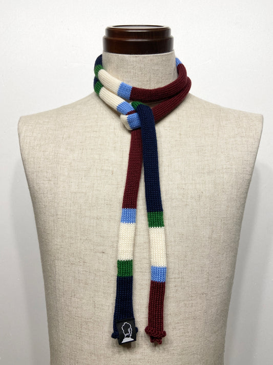 super skinny knit tie scarf 4