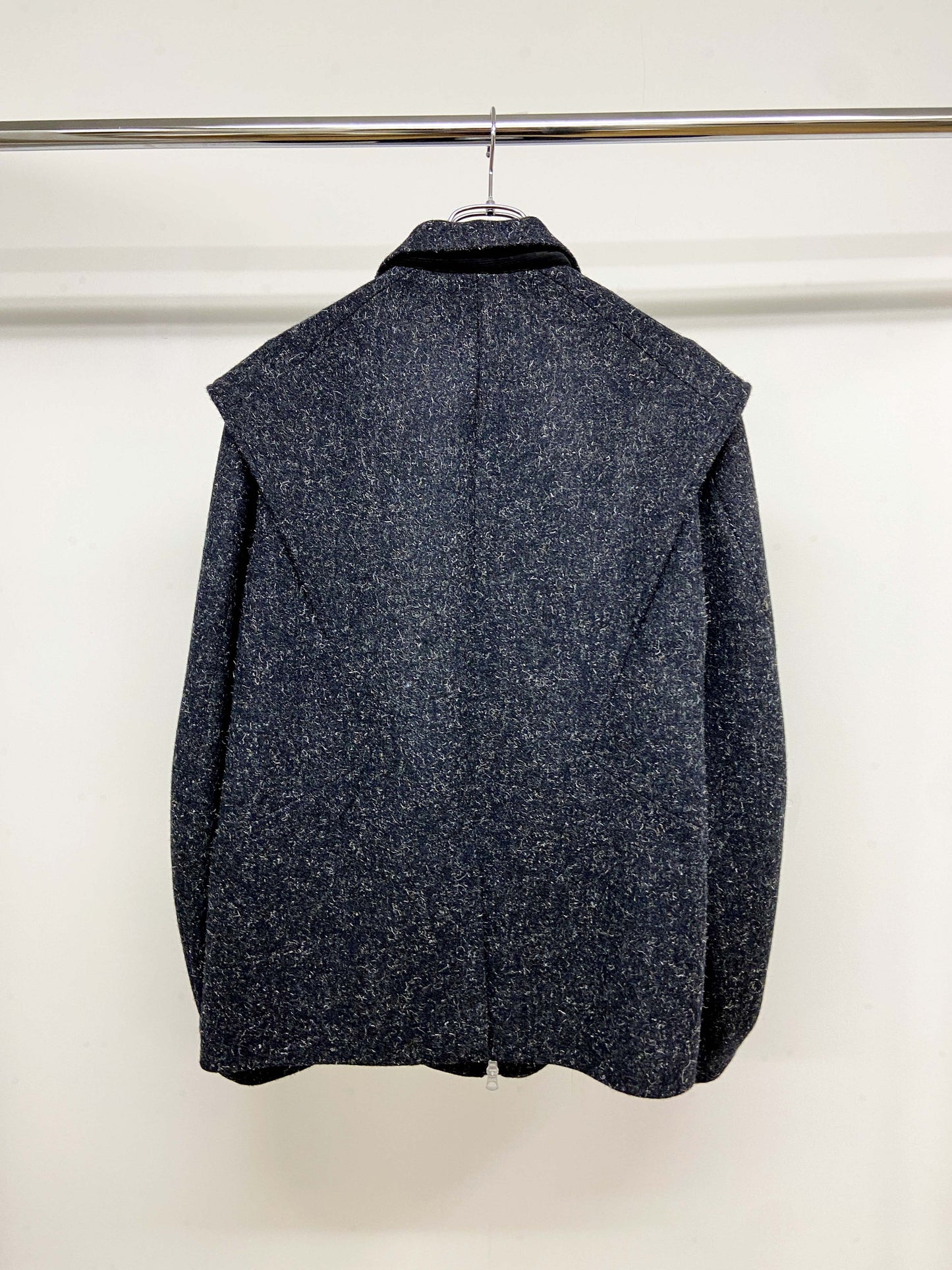 pleated shoulder blouson